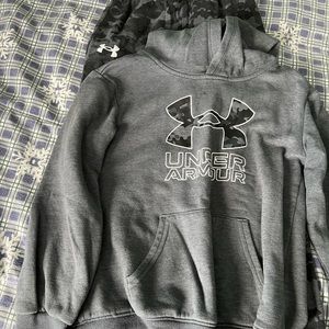 Under armour camo sweatpants hoodie set boys size 7